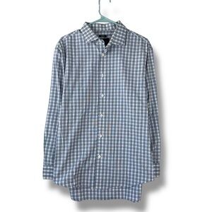 Awearness Kenneth Cole Shirt Mens 16.5 32/33 Button  Up No Iron Slim Fit Cotton